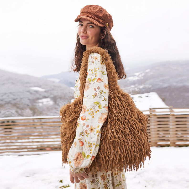 Kunstfell Federn Uni | Katia Fabrics – mocca, image number 6