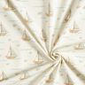 Baumwolljersey Segelboote und Fische Digitaldruck – wollweiss,  thumbnail number 3