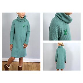 POLLY - gemütliches Sweatkleid mit Rollkragen | Studio Schnittreif |98-152, 