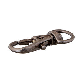 Karabinerhaken – altsilber metallic, 