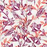 Viskose-Leinen-Mix Blumen | Poppy Fabrics – elfenbein/traube,  thumbnail number 3