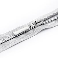 Reißverschluss silver metallic - silber metallic