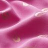 Viskosestoff Foliendruck Federn – pink,  thumbnail number 2