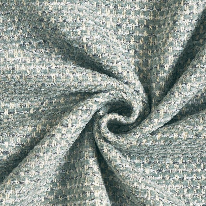 Polsterstoff bunte Boucléoptik – schilf/creme,  image number 1