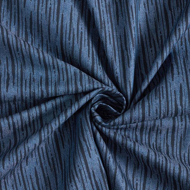 Stretch Jeans unterbrochene Streifen – jeansblau,  image number 3