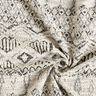 Strickbouclé Ikatmuster – grau/weiss,  thumbnail number 3