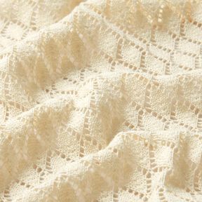 Strickstoff Crochette – wollweiss, 
