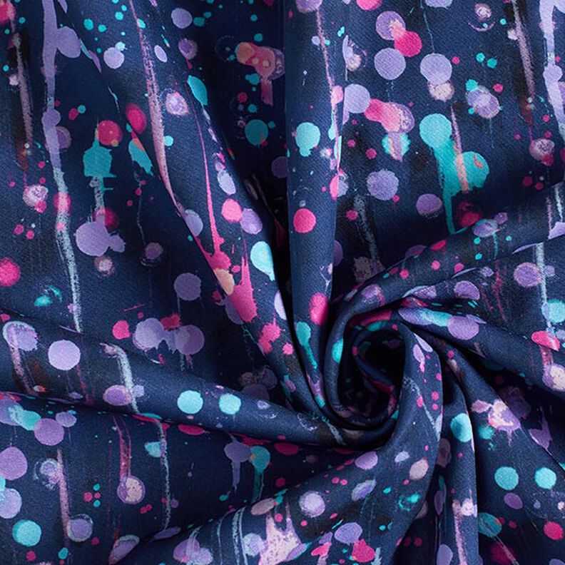 Softshell verlaufende Klekse Digitaldruck – marineblau/intensiv pink,  image number 4