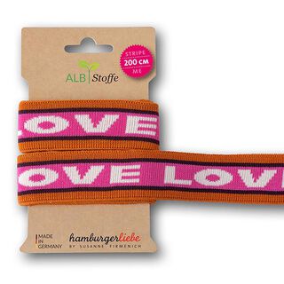 GOTS Bio Jacquardband STRIPE ME ICON [200 cm | 3,5 cm] | Albstoffe | Hamburger Liebe, 