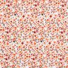Baumwollstoff Cretonne verstreute Blüten – rosé/pfirsichorange,  thumbnail number 1