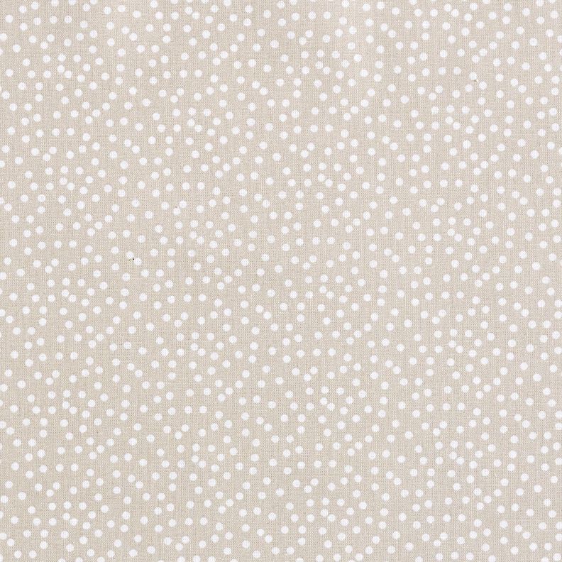 Baumwollstoff Cretonne unregelmäßige Punkte – sand,  image number 1