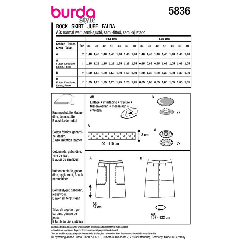 Rock | Burda 5836 | 36-48,  image number 9