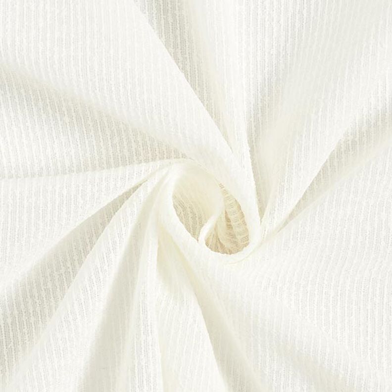 Gardinenstoff Streifen Effektgarn 300 cm – weiss,  image number 1