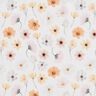 GOTS Baumwolljersey Blumenwiese Digitaldruck – beige,  thumbnail number 1