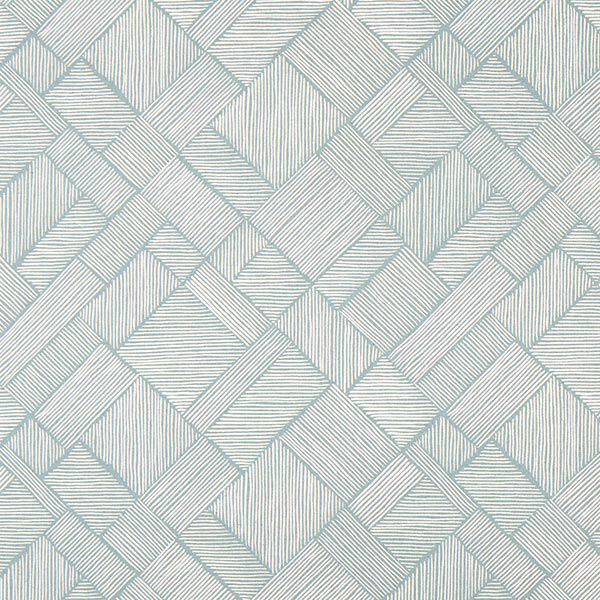 Dekostoff Halbpanama Linien-Patchwork – schilf/natur