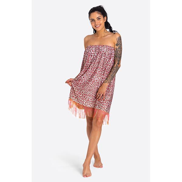 FRINGE ME Leo Pink – wollweiss/pink | Albstoffe | Hamburger Liebe, image number 10