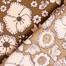 Baumwollstoff Cretonne Retro-Blumen – oliv/rosé,  thumbnail number 4