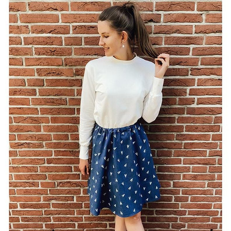 Leichter French Terry Uni &ndash; wollweiss,  image number 10