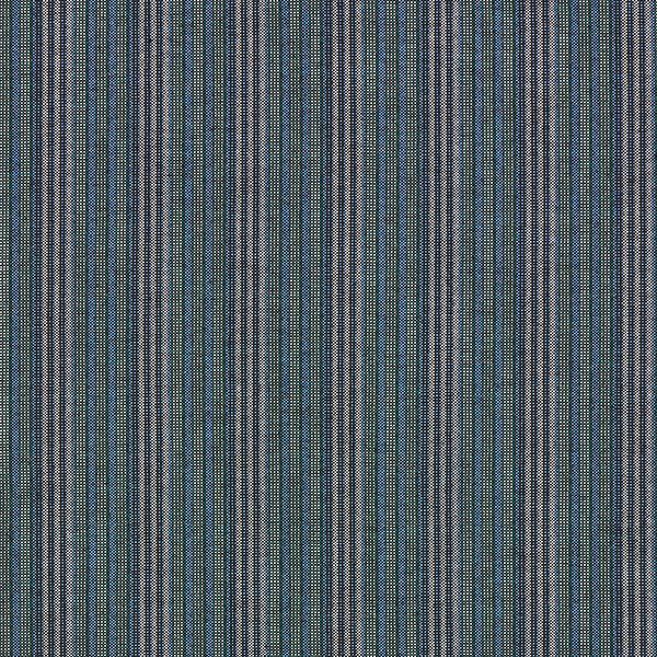 Hemdenstoff breite und schmale Streifen – taubenblau/hellgrau | Reststück 50cm