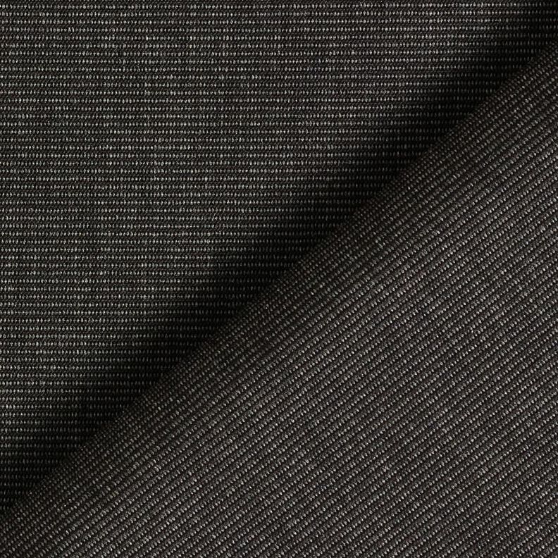 Outdoorstoff Canvas feine Struktur – schwarz,  image number 3