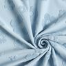 Frotteejersey Blumen – silberblau,  thumbnail number 3
