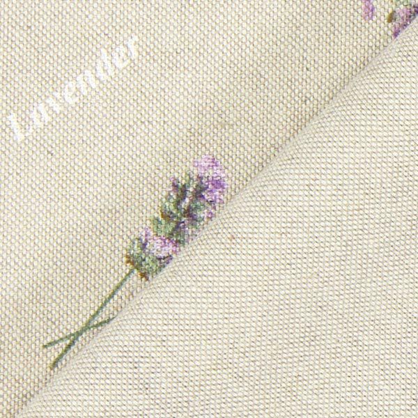 Halbpanama Lavendelstrauß – natur | Reststück 100cm