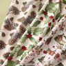 Dekostoff Canvas winterliches Dorf – weiss/dunkelrot,  thumbnail number 5