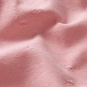 Denim Baumwoll-Mix Destroyed Look – rosa, 