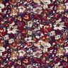 Viskosejersey expressive Blumen – marineblau/rotlila,  thumbnail number 1