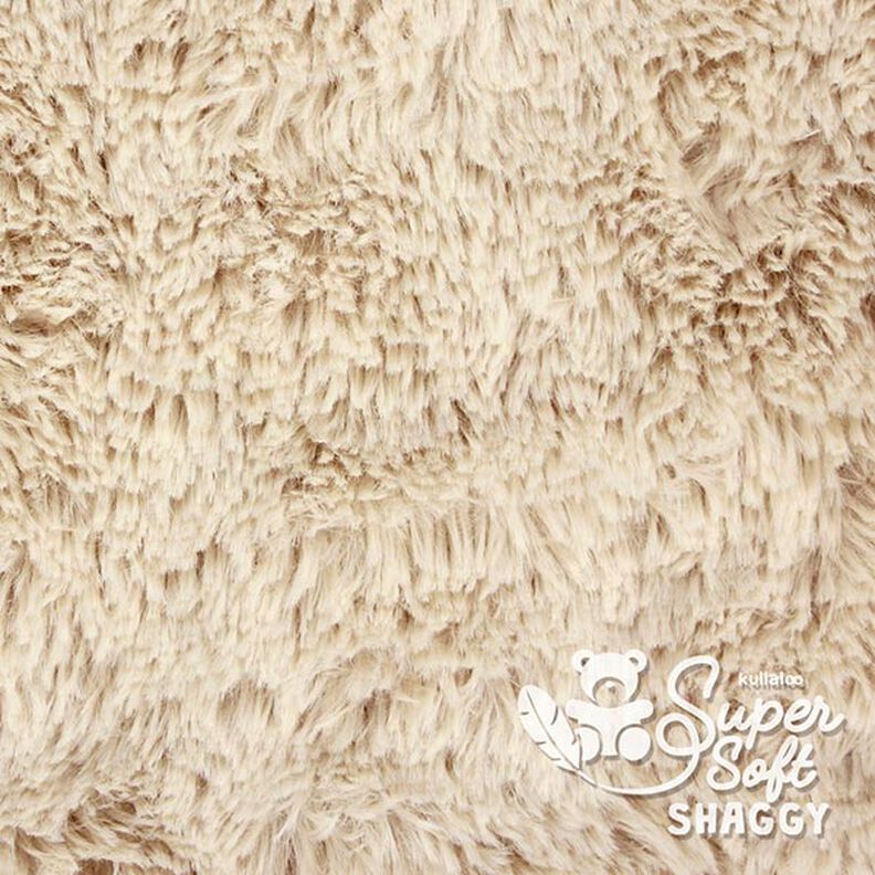 Zottelplüsch SHAGGY [1 M X 0,75 M | Flor: 20 MM] - hellbeige | Kullaloo,  image number 2