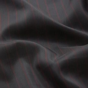 Ärmelfutter Nadelstreifen – schwarz/rot, 