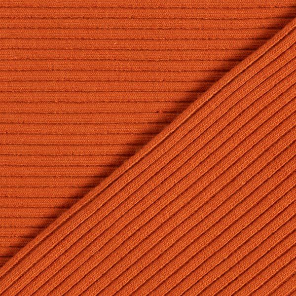 Jackenbündchen Heavy Hipster Cuff – terracotta | Reststück 100cm