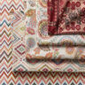 Dekostoff Halbpanama Kelim Teppich – karminrot,  thumbnail number 6