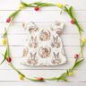 Baumwollpopeline Hase und Igel im Blumenkreis Digitaldruck – elfenbein,  thumbnail number 6
