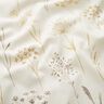 Dekostoff Halbpanama Trockenblumen – hellbeige,  thumbnail number 2