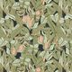 Baumwollstoff Cretonne tropische Blätter – schwarz/grün,  thumbnail number 1