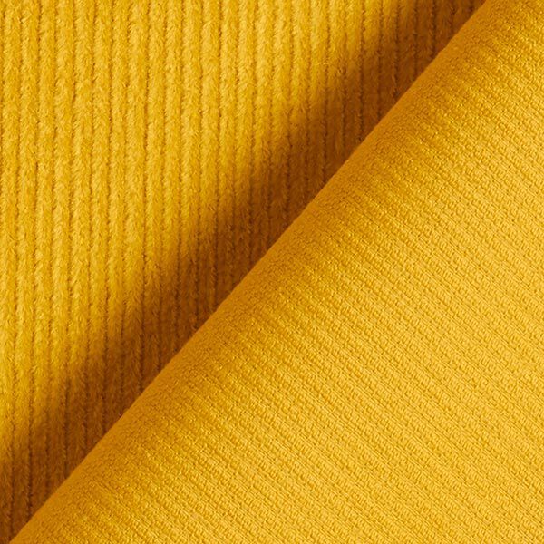 Elastischer Genuacord, vorgewaschen – senf | Reststück 50cm