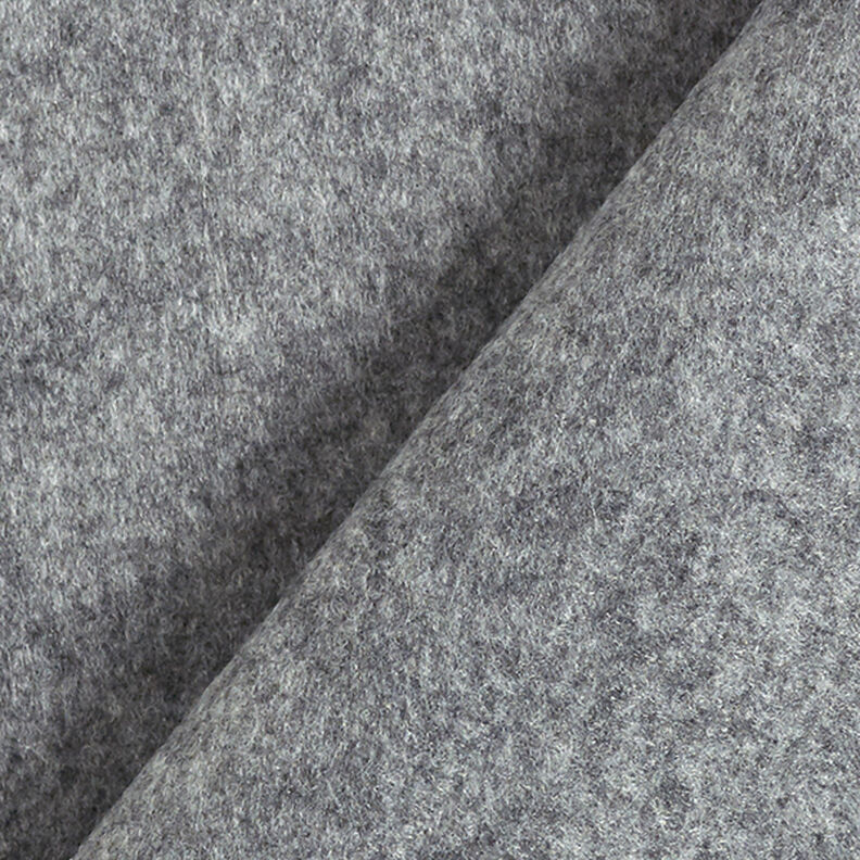 Filz 180 cm / 1,5 mm stark Melange – grau,  image number 3