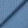 Musselin/ Doppel-Krinkel Gewebe – jeansblau,  thumbnail number 4