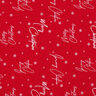 Dekostoff Canvas Weihnachtsgruß – rot/weiss,  thumbnail number 1
