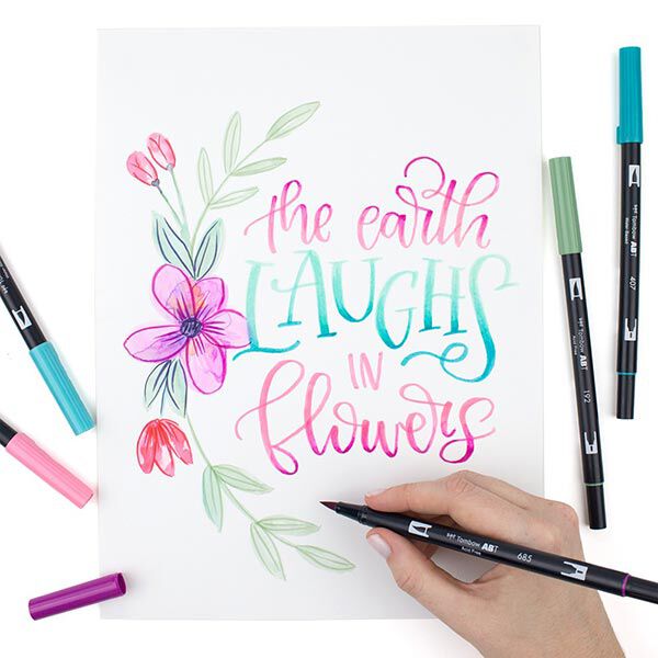 ABT Dual Brush Pen Aquarell Pastellfarben Set [ 18 Stück ] | Tombow,  image number 8
