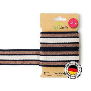Bio-Jacquardbänder STRIPE ME GLAM [200 CM | 3,5 CM] | Albstoffe, 