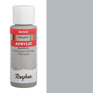 Acrylic-Bastelfarbe [ 59 ml ] – hellgrau, 