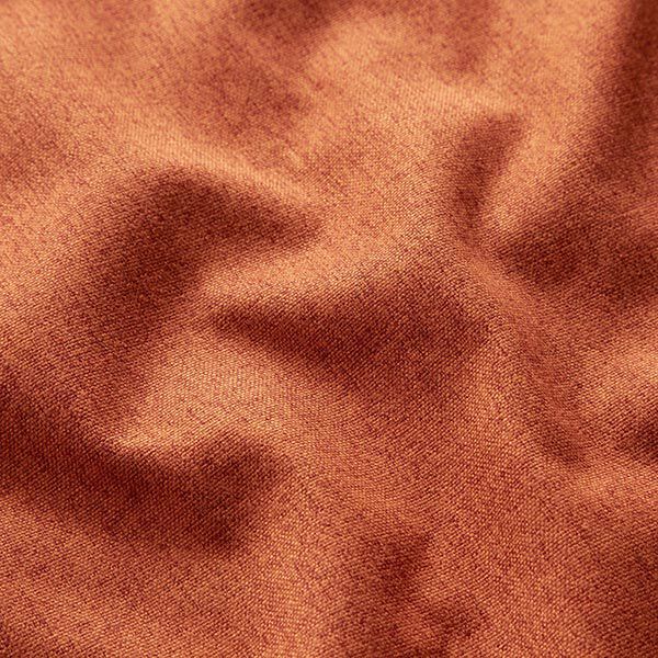 Polsterstoff feine Melange – terracotta | Reststück 100cm
