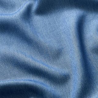 Köpertuch glänzend – jeansblau, 