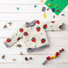 Sweatshirt angeraut Erdbeeren | by Poppy – wollweiss/feuerrot,  thumbnail number 5