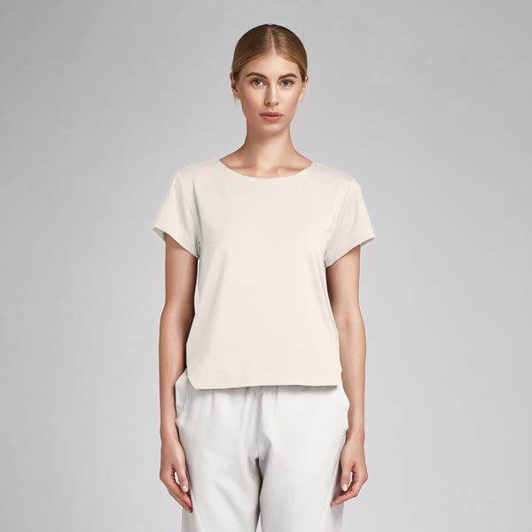 Brautsatin Stretch  – rosé | Reststück 50cm