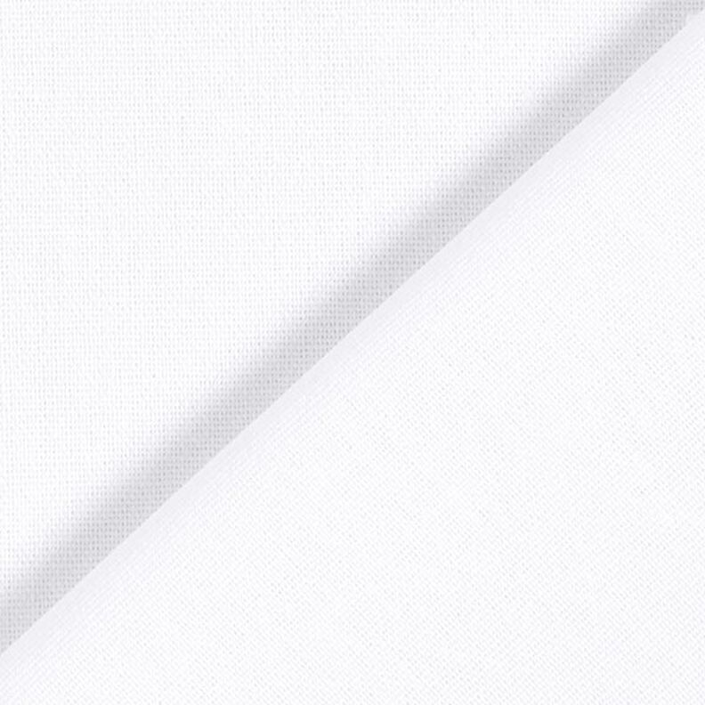 Viskose-Leinen-Mix Uni – weiss,  image number 3