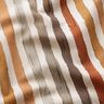 Dekostoff Halbpanama gemalte Streifen – natur/braun,  thumbnail number 2