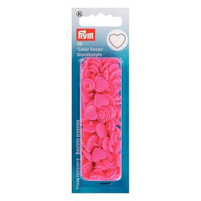 Druckknöpfe Color Snaps Herz 5 - pink| Prym, 